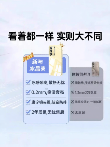 Newyu | Cool Transparent Slim Electroplating Heat Dissipation Drop Protection Case