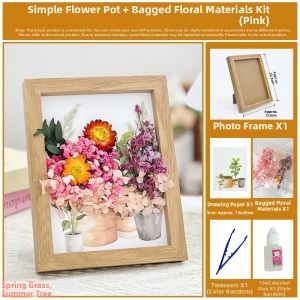 Teachers Day Gift DIY Dried Flower Photo Frame Decoration
