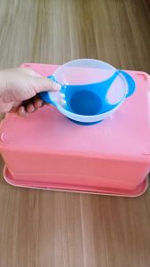 YHOME Mangkok bayi / mangkuk bayi silikon anti tumpah/alat makan bayi Y230