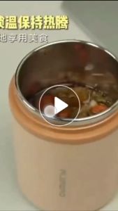 ready stock 600ml 304 stainless steel plug-in constant temperature soup can mini insulated breakfast porridge cup portable oatmeal soy milk warm water cup