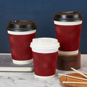 RONGSEN | Thick Food-grade Heat-resistant Coffee Paper Cups