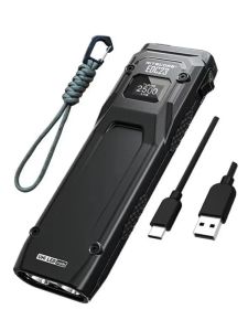 Ultra Slim Pocket Tactical EDC Flashlight UHi LED 2500LM Repair Workinglight Porket Light Emergency Torch for Camping Climbing