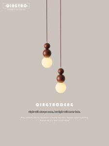 QINGYAO | Japanese Zen Style Wooden Pendant Light