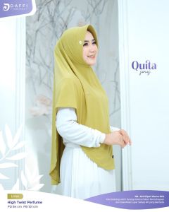 QUITA Daffi Hijab Terbaru Jersey High Twist Parfume Jilbab Instan Kerudung Pashmina Berkualitas Best Seller