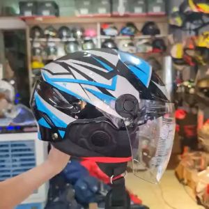 Nón bảo hiểm 1/2 KYT Tiger Jet cao cấp mẫu mới nhấthàng chính hãng tặng kèm túi rút và tem KYT