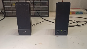 Loa Vi Tính Để Bàn Genius SP S110 2.0 thiết kế nhỏ gọn âm thanh sống động giá tốt
