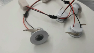 4pcs 1W MINI LED EYEBALL CABINET RACK / DISPLAY SHOWCASE MINI LED RECESSED SPOTLIGHT 220V/DC12v