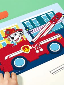 Wangwangdui 3D Sticker Toys Eva Stereoscopic Stick Pictures DIY Handmade Children Material for Boys Girls Aged 3 to 6