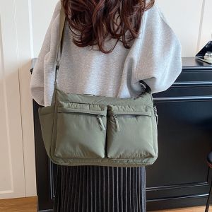 Spring and summer canvas bag womens new hot selling womens bag Youjia high-end sense one-shoulder crossbody bag light luxury n