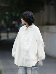 Loose Long Sleeve Shirt Mens Casual Style Button Design Cotton Youth Fashion Autumn New Arrival Versatile Shirt for Spring And Autumn