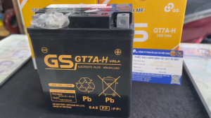 Bình Ắc quy khô xe máy GS GT7A-H dùng cho xe Vespa Sprint Vespa PrimaveraPiaggio Liberty SH Ý