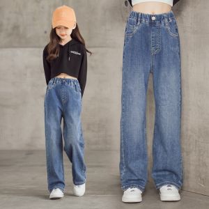JIFANPAUL | Toddlers to Big Kids Straight Leg Lightweight Loose Jeans for Spring and Autumn