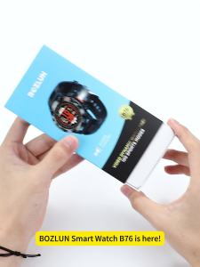 SKMEI Men Outdoor Sports Bluetooth Smartwatch Video Dial Waterproof Flashlight Mini Games Weather Multi-Function Sports Smartwatch for Woman B76