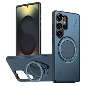 360° Rotating Magnetic Bracket For MagSafe Case For Samsung Galaxy S26 S25 Edge S24 Plus S23 FE Ultra Anti-Drop Protector Cover