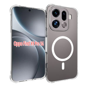 Ốp Lưng Silicon Oppo Find X9 Pro CPH2791 Có Đệm Khí Magsafe Vỏ Điện Thoại Mềm Chống Sốc Thiết Kế Mờ Chống Trầy Xước Chống Vân Tay