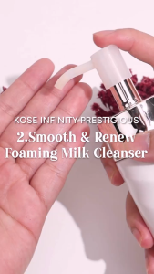 KOSE Infinity Prestigous Smooth & Renew Foaming Milk Cleanser 150ml + FREE Prestigious Serum 30ml