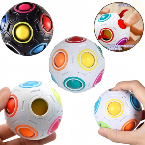 Trẻ Em Antistress Cube Rainbow Balls Fidget Đồ Chơi Giáo Dục Xếp Hình Giảm Căng Thẳng Giảm Lo Âu Đồ Chơi Ma Thuật Cho Trẻ Em Quà Tặng Giáng Sinh