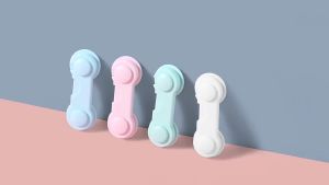 เครื่องดื่มล็อคกันเด็ก กันเปิดลิ้นชัก ล็อคลิ้นชัก ที่ล็อคตู้และลิ้นชักสายซิลิโคน