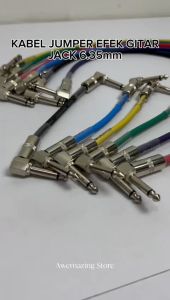 Kabel Jumper Efek Gitar Jack 6.35mm 10 cm 36 cm JOYO CM-05 Professional Low Noise Instrument Cable