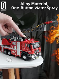 Bộ Mô Hình Xe Cứu Hỏa Phun Nước Lớn