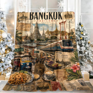 Beast Kingdom | Sage Floral Print Premium Twin Size Cozy Fluffy Microfiber Blanket Perfect for Family Movie Nights at Home Together