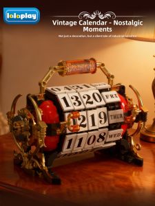 LALAPLAY | Vintage European Calendar Building Block Model