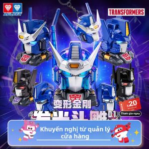 AULDEY | Glowing Head Figure Transformer Desk Ornament