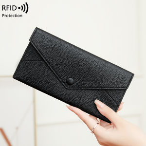 MLZH | RFID Blocking Soft Leather Envelope Wallet
