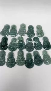 จี้เจ้าแม่กวนอิมหยกบลูโอเชี่ยน ขนาด 2.3*3.8เซน เสริมพลังแห่งความเมตตา