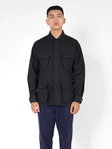 Three2nd Jaket Pria Katun Spandek Lengan Panjang Jungle Fatigue C010624