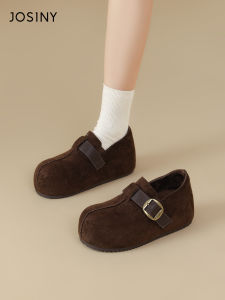 Josiny | Thick Bottom Winter New Fur Lined Birkenstocks