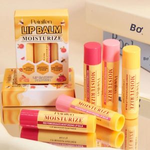 Bộ 3 Son Dưỡng Môi Từ Thực Vật Tự Nhiên Dưỡng Ẩm Dưỡng Môi Dưỡng Môi Chống Trầy Xước Vaseline Chăm Sóc Môi Kích Thước Đầy Đủ