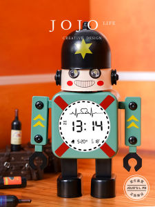 Đồng Hồ Báo Thức LCD Số Điện Tử Thông Minh Cho Học Sinh Đồ Trang Trí Nhà Phong Cách Dễ Thương Đồng Hồ Báo Thức Bằng Kim Loại Đài Đồng Hồ