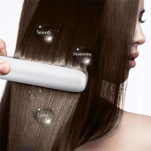 Hair Straightener 2 in 1 Professional Pe Flat Iron Titanium Plate Ceramic Curler Rambut Pengeriting Pelurus