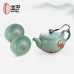 RUYAO | Tianqing Glazed Gongfu Tea Set