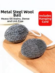 JIAKEMEI | Heavy Duty Rustproof Kitchen Steel Wool Cleaning Balls
