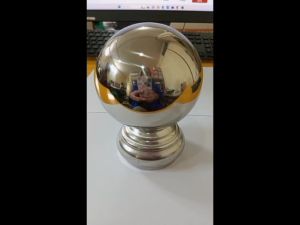 Mahkota Stainless Bola 2 1/2 in x 4in Aksesories stainless steel tangga pagar kanopi