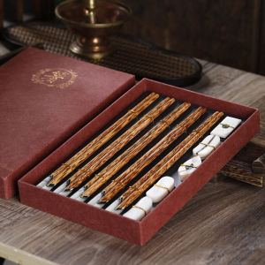 TAIMUJIA | Natural Coconuts Shells Non-slip Quality Chopsticks Set With Rest