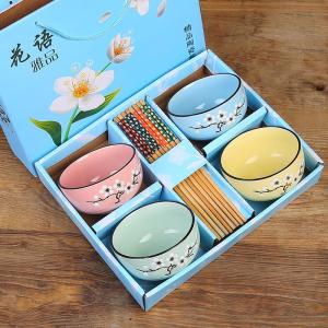 Colorful Heat Resistant Chopsticks Set One Person One Color Family Bowl Personal Dedicated Utensils Ins Style Home Diningware