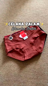 Promo 6PCS Celana Dalam Wanita Cd Halus Bahan Katun Midi Premium