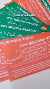 Stiker Doa Sehari-hari - EDISI DOA SEHARI-HARI - Part 1