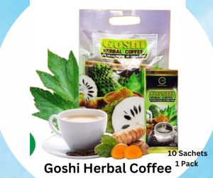 Goshi Herbal Coffee with Ashitaba Guyabano and  Turmeric Powder