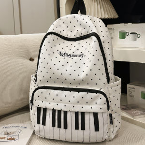 CHAOQIACHAODA | High Aesthetics Stylish Piano Design Versatile School Backpack