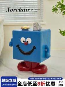 Cute Cartoon Sofa Side Table Designer Creative Small Tea Table Living Room Home Use Corner Table NORCHAIR Nordic Style Artistic