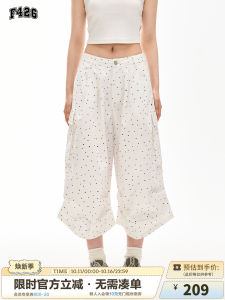 F426 Store American Retro Summer New Lazy Style Checkered Seven-Foot Pants Loose Fit Casual Workwear Cotton Youth Fashion