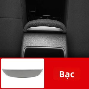 Toyota Corolla Cross XG10 2021-2025 Hybrid Thép Không Gỉ Hộp Tựa Tay Công Tắc Phía Sau Vỏ Bảo Vệ Viền Miếng Dán Trang Trí Nội Thất Mouldings