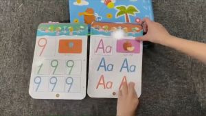 Kids toys for boys Preschool Educational toys drawing tablet for kids Erasable Pen Tracing Workbook