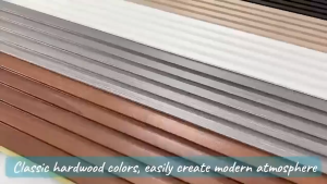 Woodgrain WPC Background Panel 150mm x 17mm x 70cm Tongue-and-Groove Click-Fit Wall Panel Durable