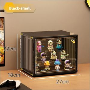 Large Acrylic Display Organizer Box Blind‑Box Toys Collectible Action Figures Desktop Storage Container
