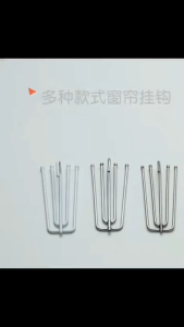 30 Pcs Kait Hordeng Cantolan 4kaki Gorden Pengait Gorden Besi Cantolan Kaitan Kait Gorden